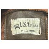 OC - Vintage USA Plaza Intelli Mood Leather Coat