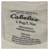 O - Set of 4 Size Large Hanes Menards and Cabela