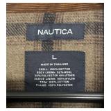 OC - Nautica Coat with Corduroy Collar Size Large