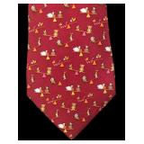 O - Set of 3 Salvatore Ferragamo Silk Neck Ties - Assorted Patterns