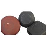 MB - Set of 3 Cast Iron Tea Pots with Infusers