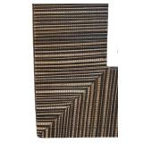 E - Rectangular Woven Framed Mirror