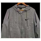 OC - Nike Dri-Fit Gray Full Zip Hooded Jacket Size Large