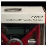 O - Eton FRX3 Hand Turbine AM/FM/Weather Alert Radio with USB Smartphone Charger