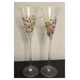 O - Confetti Style Tall Stemware