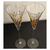 O - Confetti Style Tall Stemware