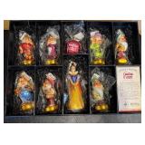Christopher Radko Snow White and the Seven Dwarfs 60th Anniversary Ornament Set with Box