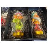 Christopher Radko Snow White and the Seven Dwarfs 60th Anniversary Ornament Set with Box