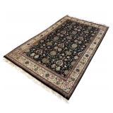 Persian Style Area Rug with Floral Design