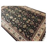 Persian Style Area Rug with Floral Design