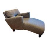 LR - Upholstered Chaise Lounge Chair with Cushion