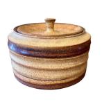 LR - Warren McKenzie Studio Pottery Lidded Jar