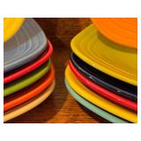 Set of 12 Fiesta 11-Inch Square Plates Assorted Colors