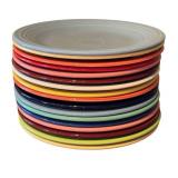 LR - Set of 16 Fiesta 10.5-Inch Dinner Plates Assorted Colors