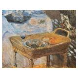 HLWY - Framed Claude Monet Art Print The Luncheon with Certificate, Replica