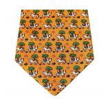 Hermes Paris Silk Tie with Cow and Tree Motif