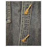 Hard Rock Cafe Kowloon Denim Shirt XL with Guitar Buttons