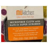 K - MÜkitchen Microfiber Kitchen Cloth and Towel Set with Scrubbers