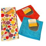 K - MÜkitchen Microfiber Kitchen Cloth and Towel Set with Scrubbers