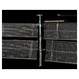 G - Metal Shelving Unit System with 7 Shelves (34 in, 36 in, 40 in)