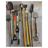 G - Collection of 11 Assorted Yard and Garden Hand Tools