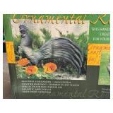G - Ornamental Aluminum Rooster Garden Sculpture in Box