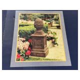 G - Classic Garden Statuary Pineapple Finial Pedestal Decor