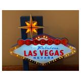 LR - Lighted Welcome to Las Vegas Nevada Sign Tabletop Display