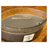 K - Decorative Candle Collection with WoodWick Trilogy, Mason Jar Candles, and Candle Holder