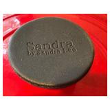 Red Enameled Cast Iron Dutch Oven, 1.5 Qt, Martha Stewart Essentials for Macy