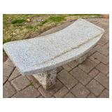 SY - Granite Curved Outdoor Bench