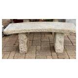 SY - Granite Curved Outdoor Bench