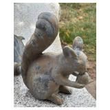 SY - Cast Iron Turtle Garden Statue and Metal Squirrel Sprinkler
