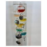 LR - 17 Inch Galileo Glass Thermometer with Floating Spheres