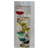 LR - 17 Inch Galileo Glass Thermometer with Floating Spheres