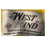 Vintage Saloon MPLS Green Satin Varsity Jacket Size M