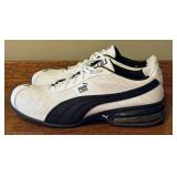 Puma Turin Running Shoes Size 10.5 US White and Black