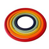 Fiesta Lead Free Mixing Bowl Set with Rainbow Nesting Rings