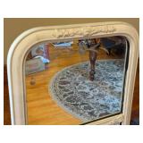 LR - Vintage Wall Mirror with Decorative Frame