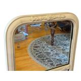 LR - Vintage Wall Mirror with Decorative Frame