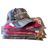 MBR - Lot of 5 Menards Large T-Shirts and Camouflage Ball Cap