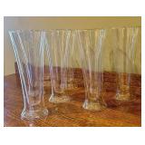 K - Set of 8 Luigi Bormioli Pilsner Duos 9-Inch Beer Glasses