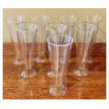 K - Set of 8 Luigi Bormioli Pilsner Duos 9-Inch Beer Glasses
