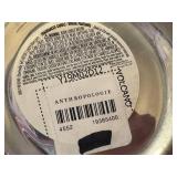 LR - Home Decor Collection with 2 Silver Picture Frames, Glass Candle Holder, and Anthropologie Candle