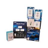 LR - Smart Plugs, Wi-Fi LED Bulb, and GloCover Nightlight Outlet Set