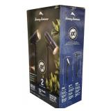Tommy Bahama 2-Pack LED Solar Spotlights with Smart Focus