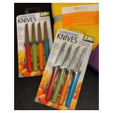 K - Joie Garnishing Knives and MÜKitchen Microfiber Kitchen Towels and Cloths Set
