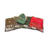 MBR - Menards Camo Hat and Set of 4 Large Graphic Menards T-Shirts Assorted Colors