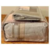 Hudson Park Collection Full/Queen Comforter Cover and Euro Pillowsham Set