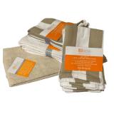 MÜKitchen Kitchen Towel Set Including Bar Mop Dishtowels, Cotton Dishcloths, and Microfiber Towel